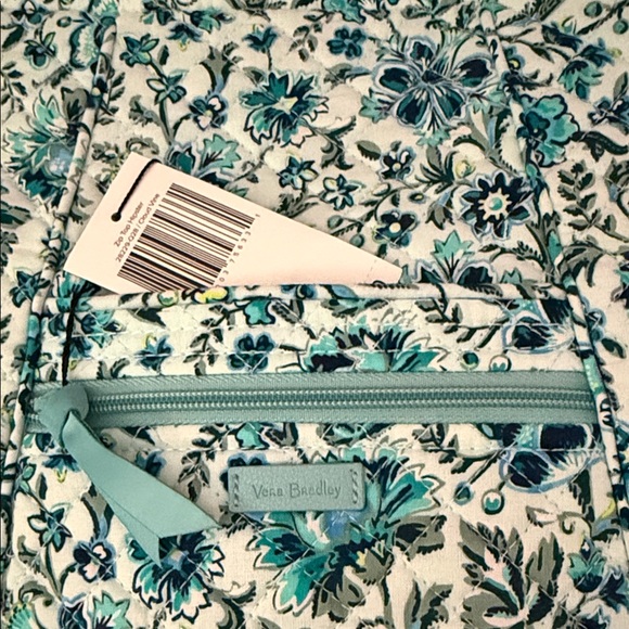 Vera Bradley zip, top hipster, cloud vine Crossbody Bag - Picture 5 of 7